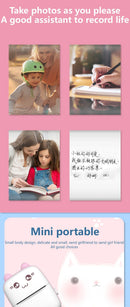 Mini Printer Portable Bluetooth Wireless Smart Label Thermal Portable Printers Stickers Paper Wireless Printers Children Gifts
