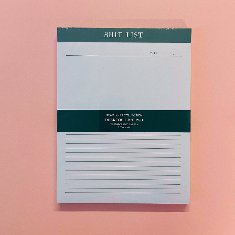 Shit List Chunky List Pad | 7.5