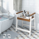 Shower Bench with Arms for Inside Shower Shaving Legs