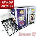 Side-Facing Funko Pop Box Floating Shelves | Wall Mount fits Funko Pop Box Only, Soft Cases or Hard Protectors