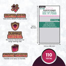Sleeve Kings Euro Card Sleeves (59x92mm) - 110 Pack, -SKS-8809