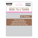 "Hogwarts Battle" Compatible Large Sleeves (76x76mm) 110 Pack, 60 Micron, SKS-8826