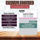 Medium Square Card Sleeves (65x65mm) 110 Pack, 60 Microns, SKS-8841