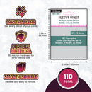 Medium Square Card Sleeves (65x65mm) 110 Pack, 60 Microns, SKS-8841