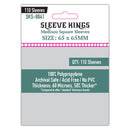Medium Square Card Sleeves (65x65mm) 110 Pack, 60 Microns, SKS-8841