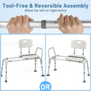 Sliding Tub Transfer Bench with Extra-Wide Seat for Elderly and Disabled