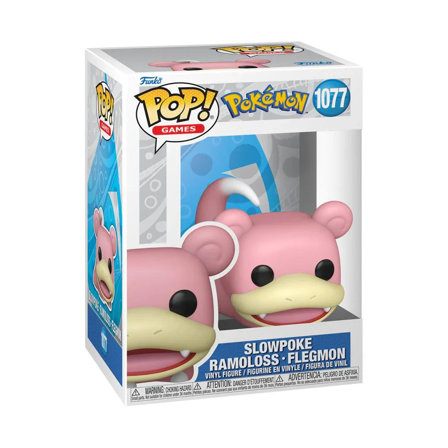 Slowpoke Pokemon Funko Pop! Games #1077