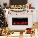 Smart WiFi Electric Fireplace Wall Mounted & Recessed 750W/1500W Heater