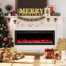 Smart WiFi Electric Fireplace Wall Mounted & Recessed 750W/1500W Heater