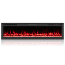 Smart WiFi Electric Fireplace Wall Mounted & Recessed 750W/1500W Heater