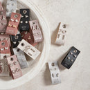 Social Butterfly Silver and Gold Rhinestone Stud Earrings Set | 2 Pairs on a Gift Tag