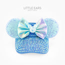 Light Blue Iridescent Visor