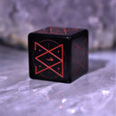 Spellcaster Obsidian Stone Dice