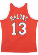 Moses Malone Spirits of St. Louis Mitchell & Ness Orange 1975-76 Hardwood Classics Swingman Jersey