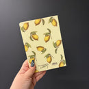Squeeze The Day Journal | Lemon Designs Double-sided 160 Lined Pages Notebook