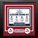 St. Louis Cardinals Custom MLB Baseball 11x14 Picture Frame Kit (Multiple Colors)