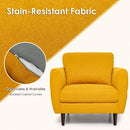 Modern Upholstered Accent Chair Single Sofa Armchair