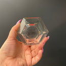 Stay Sweet Beveled Wine Glass | Hexagon Shaped Wine Stemless Glass Tumbler | 10oz