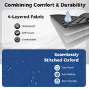 Portable Steam Sauna with 3L Steam Generator Remote Control Wood Foot Massager and Foldable Chair for Home