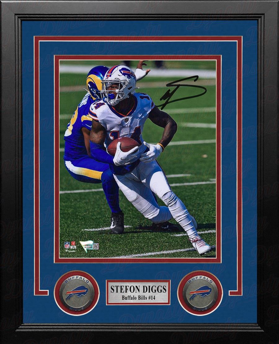 Stefon Diggs in Action Buffalo Bills Autographed 8
