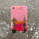 Sun and Moon Celestial Charm Earrings | Dangle Earrings 2.75" Long Boho Jewelry