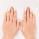 Sunny Daze Nail Wrap Kit | Yellow Sun Shine Nail Care Arts Tools Accessories | On-the-go Travel Kit
