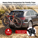 Trunk Mount 3-Bike Rack with Anti-Sway Straps for SUV