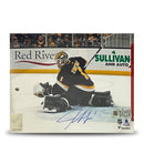 Jeremy Swayman Glove Save Boston Bruins Autographed 16" x 20" Hockey Photo