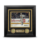 Jeremy Swayman Warming Up Boston Bruins Autographed 8" x 10" Framed Hockey Photo