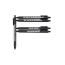 Sweary Fuck Pens Cussing Pen Gift Set - 5 Black Gel Pens Rife with Profanity