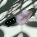 Sword Wife Dagger Hair Claw in White Quartz Acetate