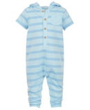 First Impressions Stripe Hooded Jumpsuit