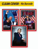 TIME Magazine 2024 Person of the Year - Donald Trump: CLEAN COVER (No Barcode or Address Block) Limited Edition, Historic Comeback, Assassination Attempt, MAGA, Immigration, Vision For America & More!