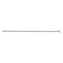 14K White Gold 4.0 Cttw Alternating White and Blue Lab Grown Diamond Tennis Bracelet - 7" inches