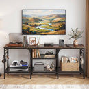 TV Stand for TVs up to 65 Inch with 3-Tier Open Shelves