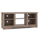 TV Stand for up to 65 Inch Flat Screen TVs with Adjustable Shelves for 18 Inch Electric Fireplace (Not Included)