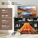 TV Stand with Electric Fireplace LED Lights and Remote Controls for TVs Up to 40 Inch