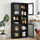Tall Bathroom Storage Cabinet 67 Inches Freestanding Storage Organizer