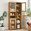 Tall Bathroom Storage Cabinet 67 Inches Freestanding Storage Organizer