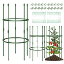 3-Pack Garden Trellis 40 Inch Tall Plant Support Stands with Clips and Ties
