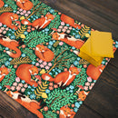 Little Foxes in a Fantasy Forest Playmat