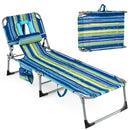 Tanning Chair with Face Arm Holes Folding Chair
