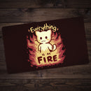 Everything Is On Fire Playmat