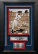 Ted Williams Sepia Swing Boston Red Sox 8" x 10" Framed Baseball Photo with Engraved Autograph
