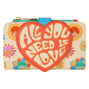 Loungefly The Beatles All You Need Is Love Flap Wallet