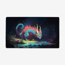 The Blue River Dragon Playmat