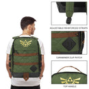The Legend Of Zelda Hyrule Crest 17" Green adult Backpack