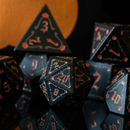 The Pumpkin Aluminum Metal Dice Set