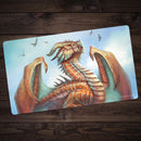 Adult Copper Dragon Playmat
