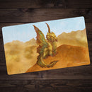 Brass Wyrmling Dragon Playmat